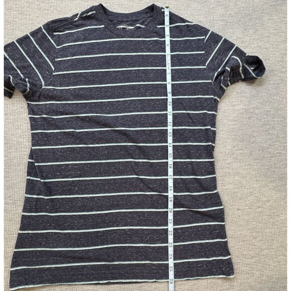 Ocean Pacific Mens Navy Blue Crewneck T-Shirt Stripes Short Sleeve OP Size Small - Picture 6 of 8